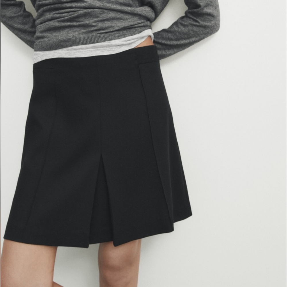 Massimo Dutti Black Skirt Size M NWT